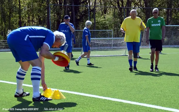 training walking football