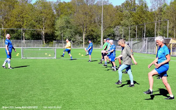 training walking football