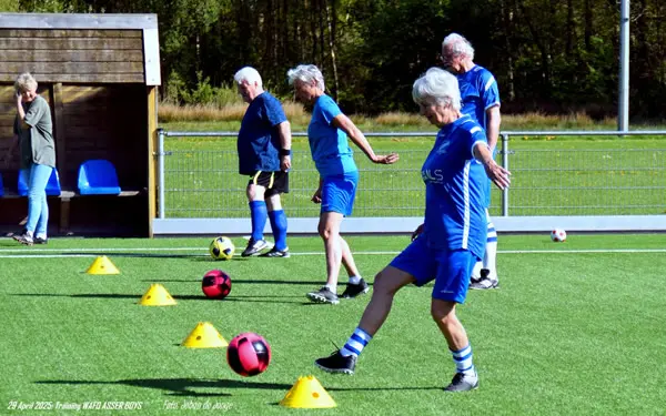 training walking football