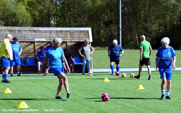 training walking football