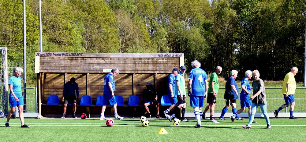 training walking football