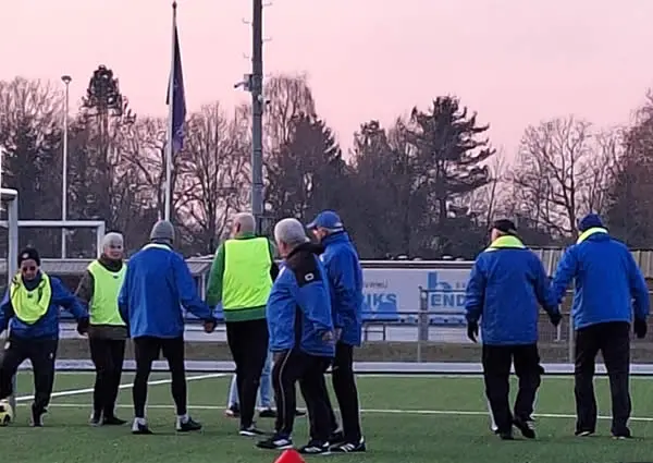 training walking football